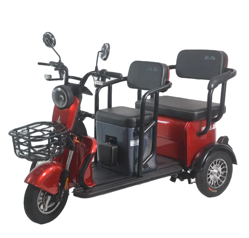 High Quality Electric  Three Wheel Motorized Driving Type Tricycle Popular 12T 600W Electric Tricycle
