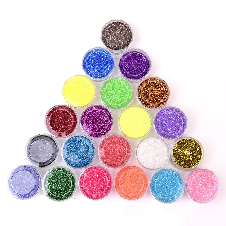 Eye Shadow Cosmetic Grade Glitter Metallic Silver Holographic Body Glitter and with Glitter Glue Gel for Face Hair Nail