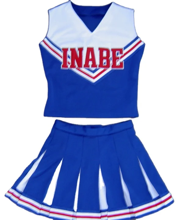 cheerleading uniforms cheerleading costumes for cheerleader with 100% heavy polyester