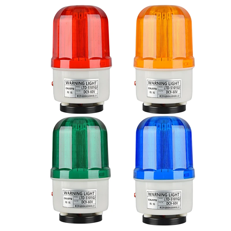 LTD-5101GJ strobe signal safety Warning lights DC 9-60V alarm warning beacon traffic lights with siren