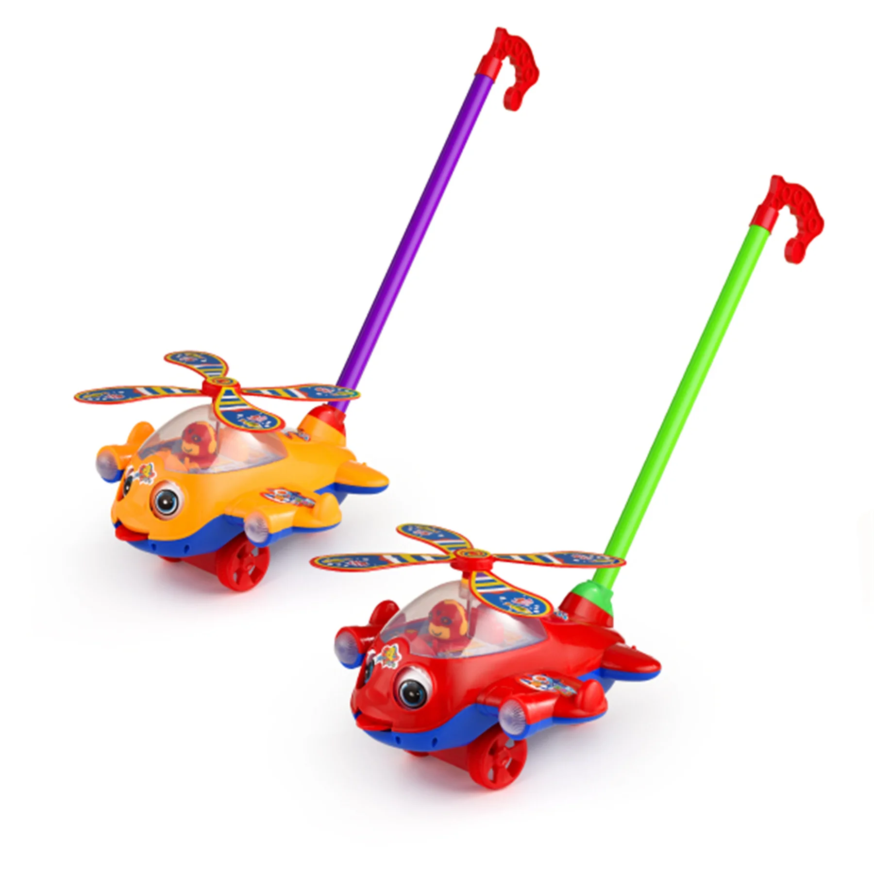 Best Selling Products 2023 Baby Hand Push Toys 0-6 Years Old Toddler Hand Push Helicopter Toys