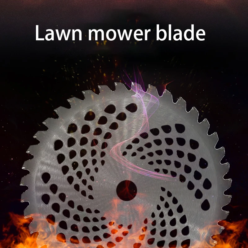 Brush cutter parts Carbide Tip blade 40 Teeth circular trimmer saw blade for weed eater