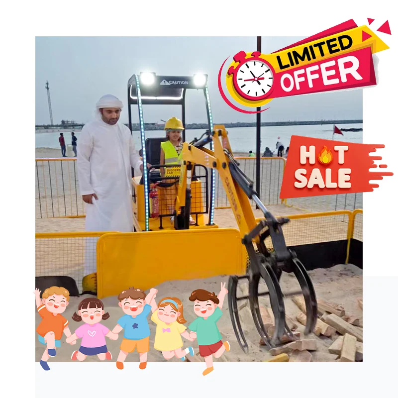 Interesting Timber Mechanical Grab for Amusement for Public Occasions and Adventure Parks Unique Wooden Grabber for Sale