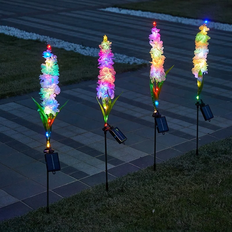 Sales Good Price Outdoor Solar Powered Garden Lamp Luminous Flowers Powered By Solar Energy Solar Decorative Garden Lights