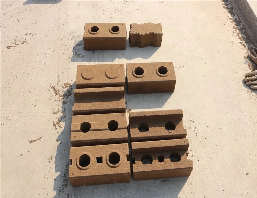 LT2-10  Full auto hydraulic interlocking clay soil ceb block brick making machine in USA