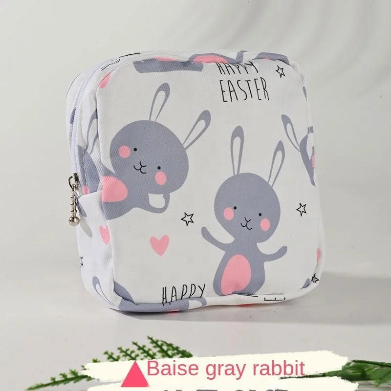 Sanitary napkin storage bag sanitary pads portable large capacity for month student portable sanitary napkin lipstick