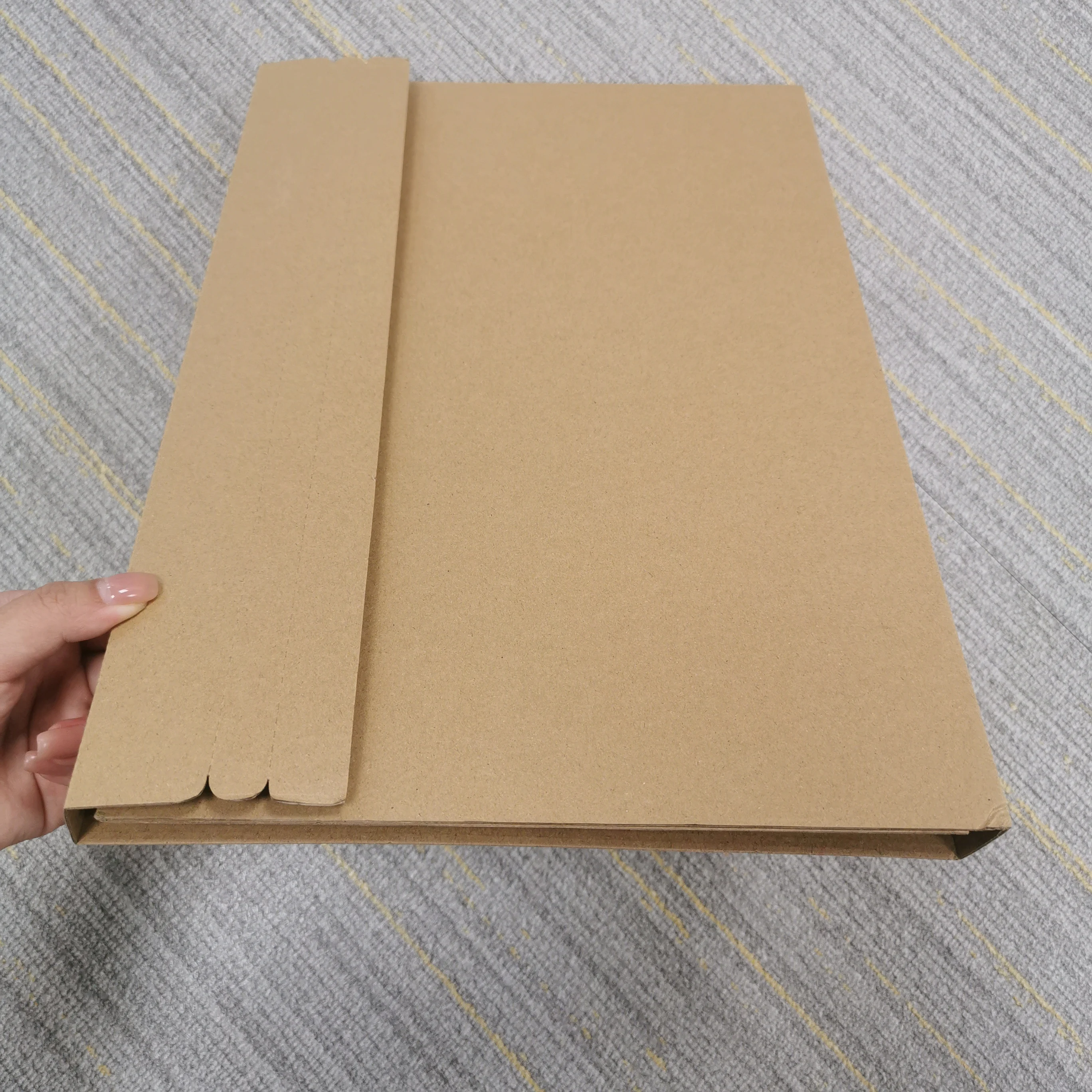 White/Brown Kraft Vinyl Records Shipping Boxes for Packing LP Mailing Corrugated Cardboard Boxes Album/Record Paper Mailers Box