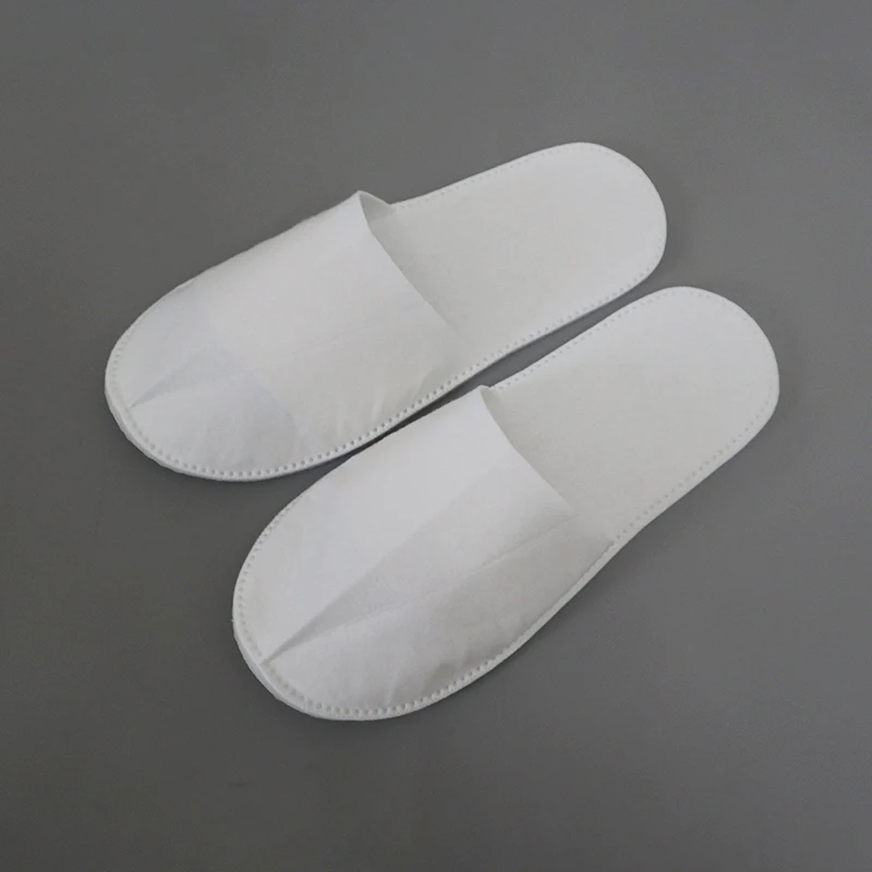 Luxury Custom Logo Disposable Slippers Eva White Hotel Spa Slippers for Guest