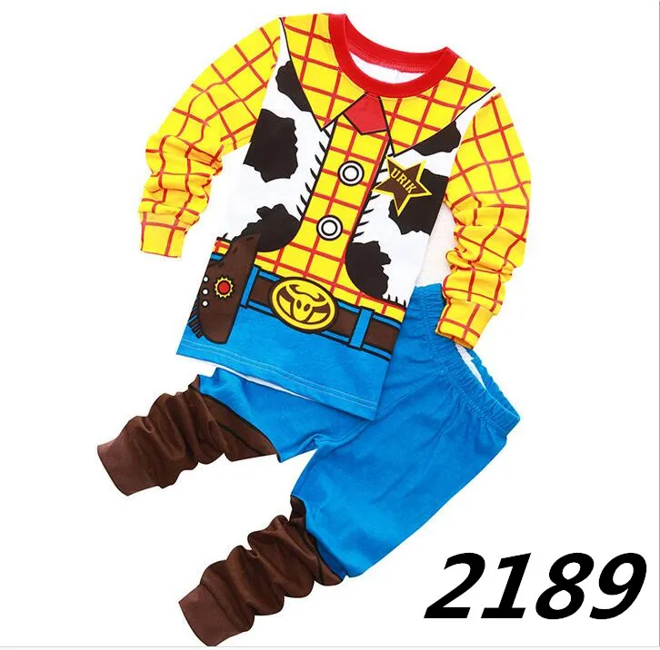 Высокое качество 2021 детская одежда 100% хлопок мультяшная одежда для сна для мальчиков