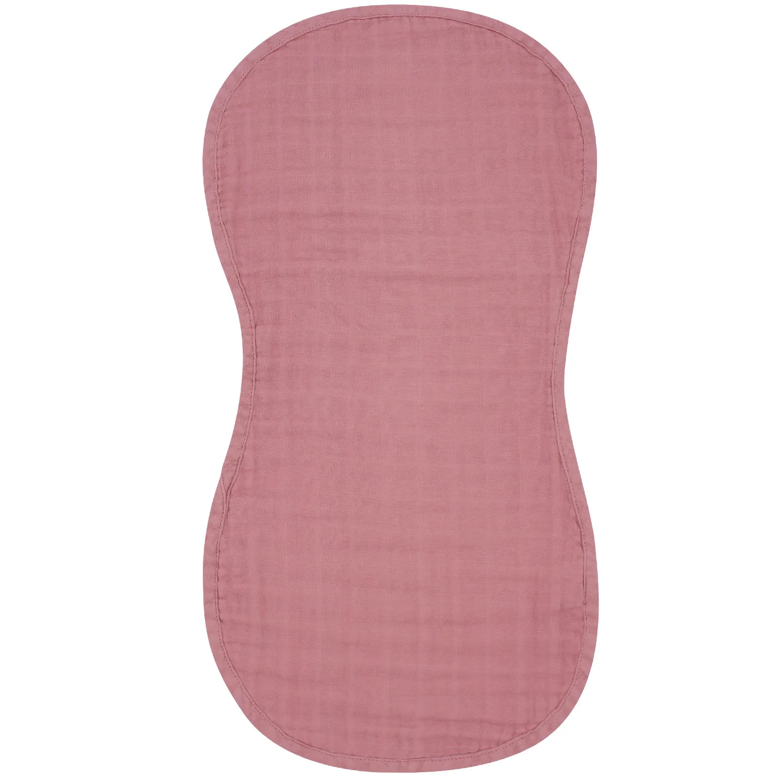 High Quality 100% Organic Cotton 6 Layers Solid Color Super Soft Bib And Muslin Burp Cloths Burping Towel For Baby