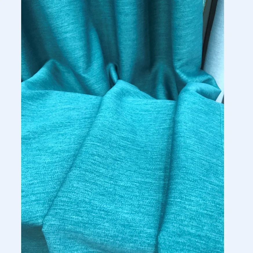 Two Side Same Looking Excellent Blackout 99% Triple Weaving Artwork Black Yarn Curtain Fabric