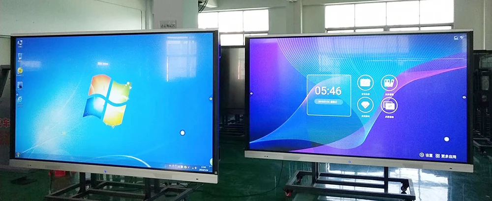 LCD TV Whiteboard Digital Smart Board IR Interactive Touch Screen Panel TFT Free Spare Parts OEM Price 65 Inch 4K UHD Panel 6ms