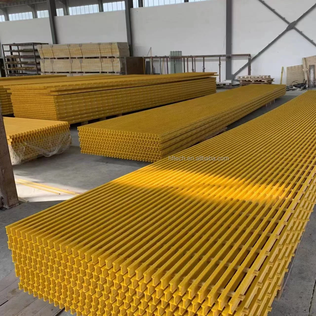 GRP Pultruded Gratings Glass Fiber Reinforced Polymer Gratings GRP Gratings