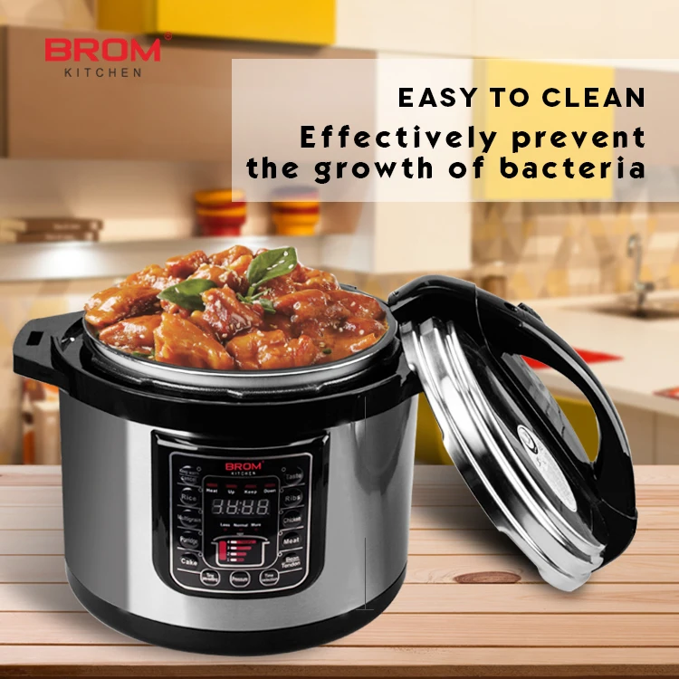 Pressure Cookers Rice Cooker Large Stainless Steel Smart Digital Multi Function Electric Pressure Cooker