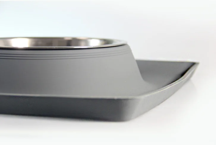 C&CPet Dog Bowls 2 Stainless Steel Dog Bowl with No Spill Non-Skid Silicone Mat + Pet Food Scoop Water and Food Feeder Bowls