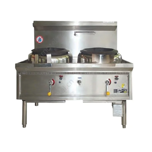Guangzhou Commercial Kitchen Equipment Stainless Steel Gas Burner Chinese Wok