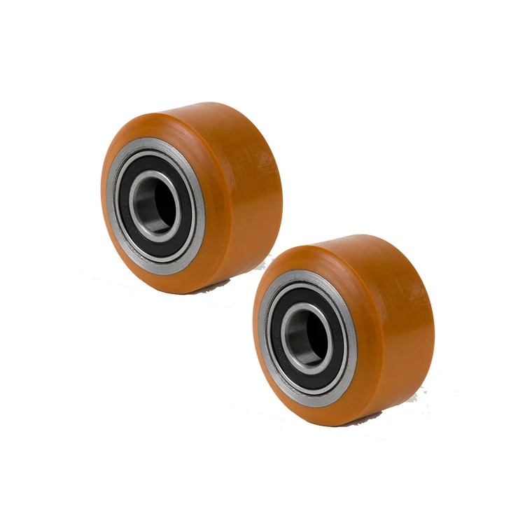 Custom High Performance PU Small Rubber Coated Steel Wheel 3 wheel roller skates