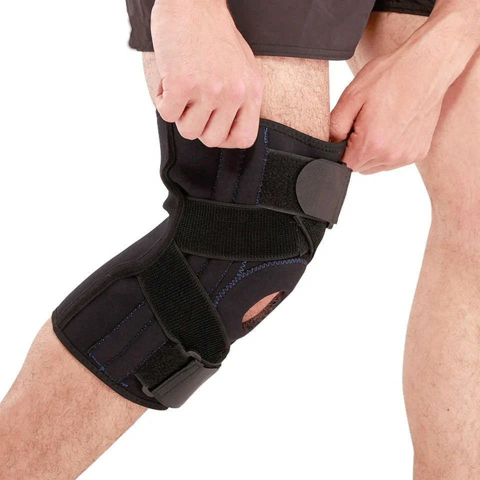 Neoprene Open Patella Knee Pad Compression Knee Support Brace Belt