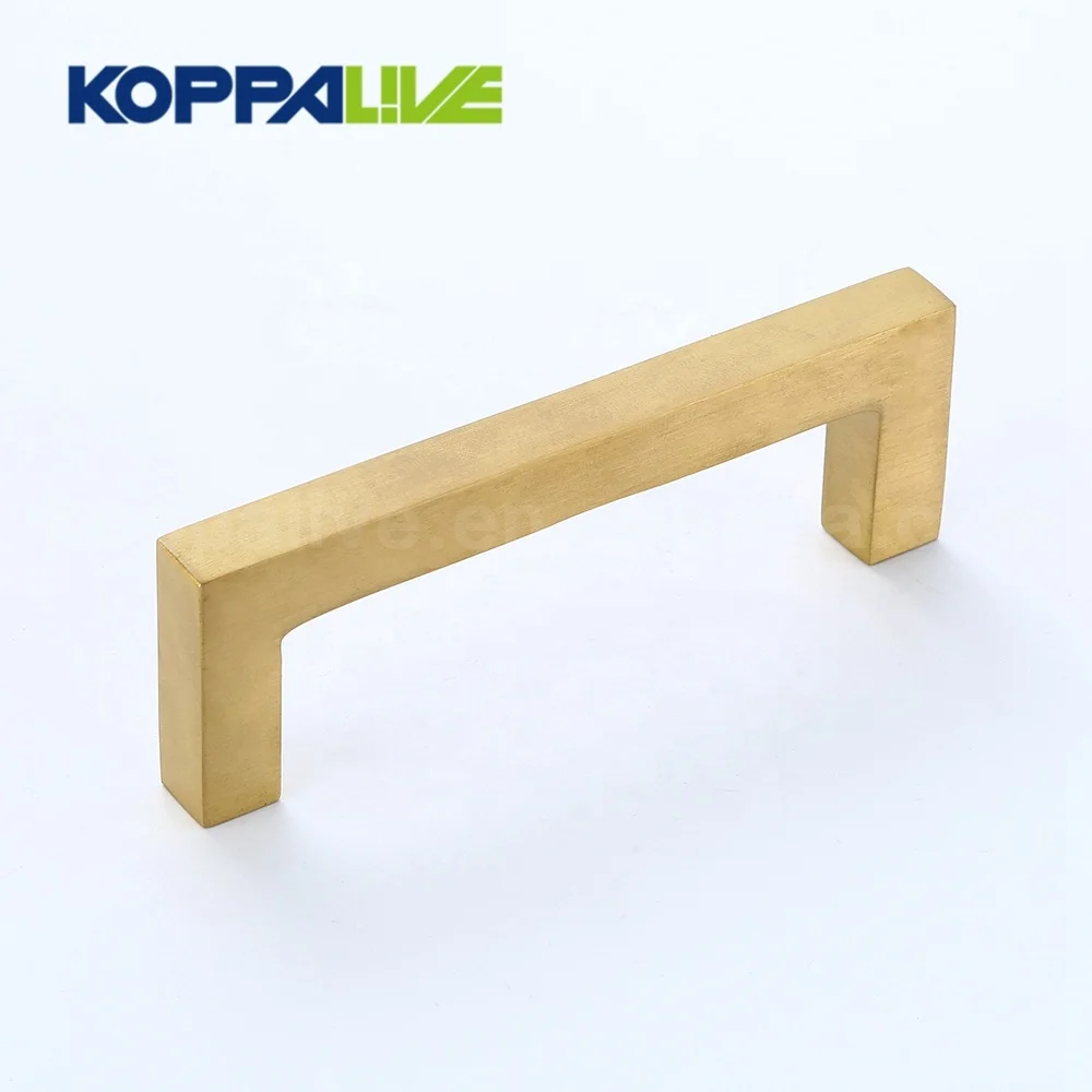 Золотая мебель для спальни мебельная фурнитура Аксессуары площадь твердая латунь ящика Шкаф Потяните ручки