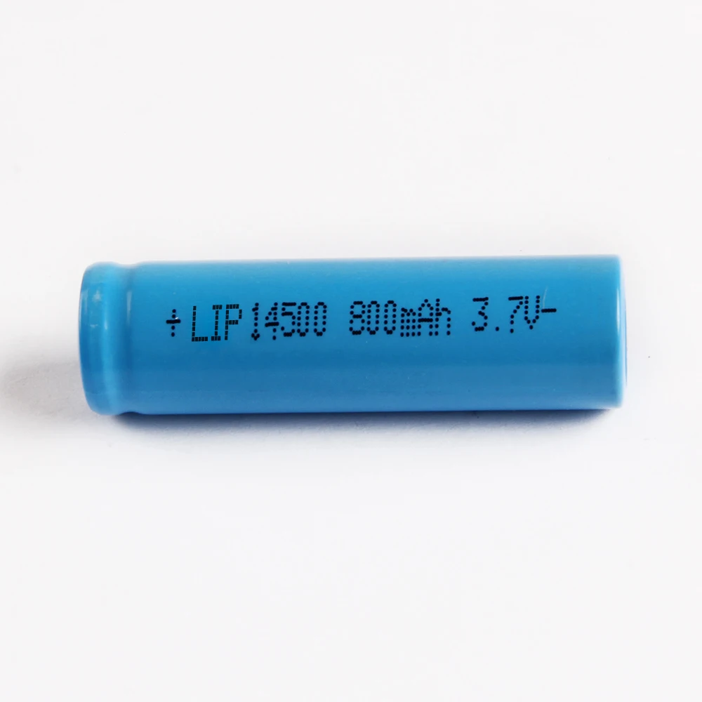 3.7v icr 14500 li-ion rechargeable battery 14500 800mah for portable speaker