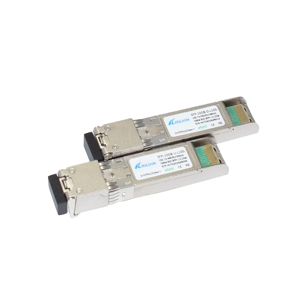 10 г база SFP + BIDI WDM 1490 нм/1550 нм 100 км модуль SMF трансивера LC DDM