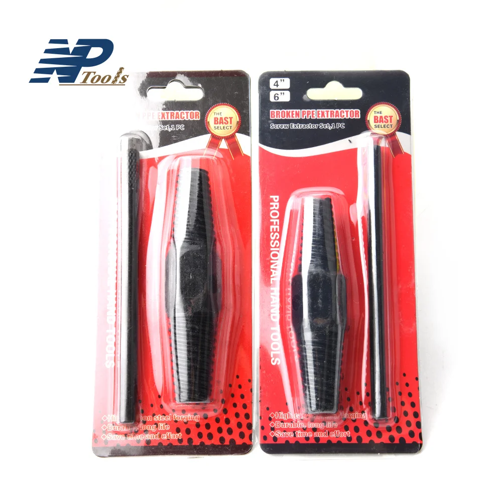 Naipu Damaged Screw Broken Bolt Water Pipe Remover Double Head Broken Screw Extractor with Blister Package