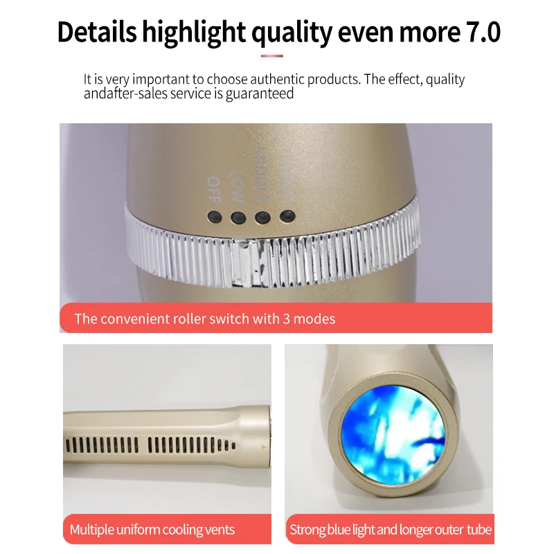 High Power Silent Hair Care for Household Use Fast Drying Negative Ion Strong Wind Cold and Hot Wind Hair Dryer Box Electric ABS