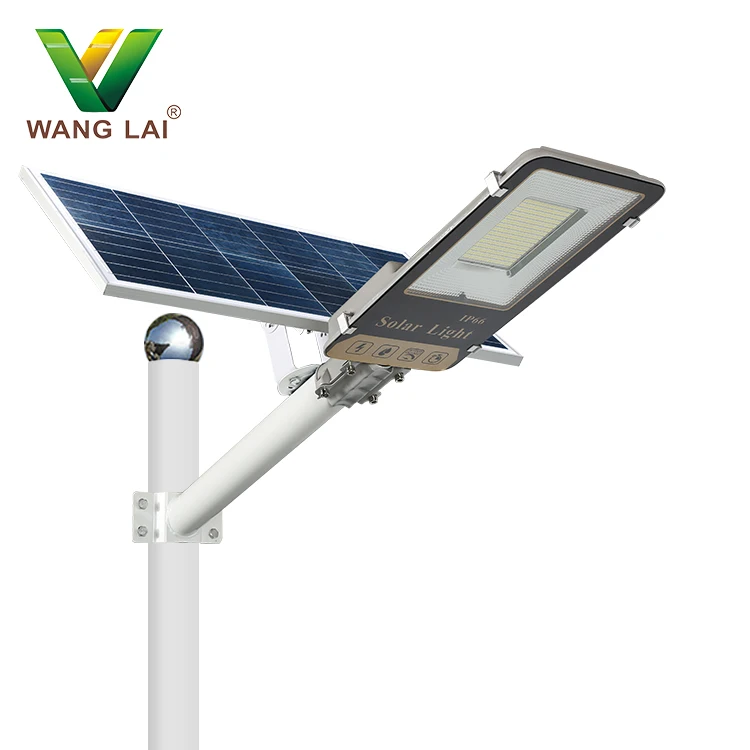 ик движения Высокая мощность ip66 водонепроницаемый открытый 100 150 200 300 Вт Светодиодный уличный фонарь на солнечной батарее