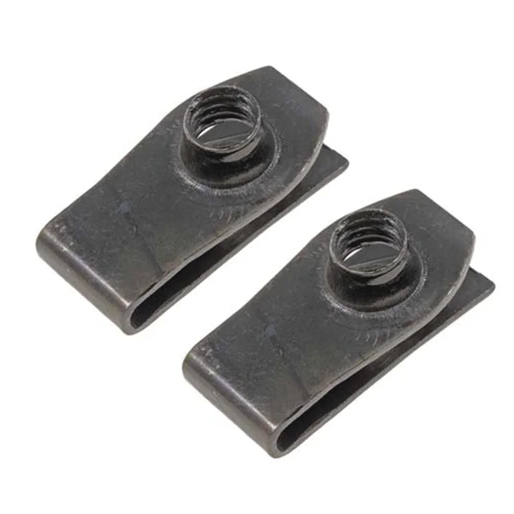 Customized Oem Odm Non-standard Fasteners M4 M5 M6 M8 Stainless Steel Metal Motor Motorcycle Car U U-type Clip Nuts  