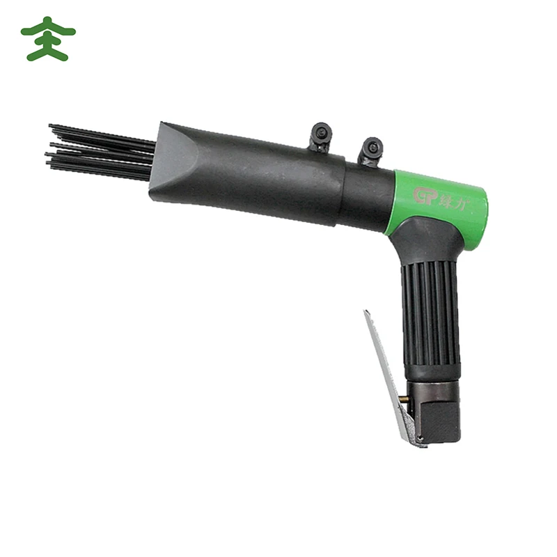 19 Pin 4000Bpm Impact Speed Air Needle Scalers Light Weight Pneumatic Rust Removal Gun