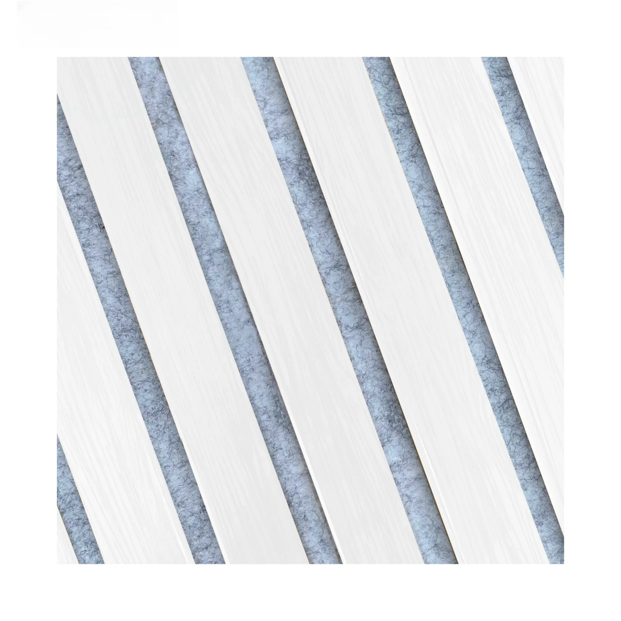 3d model design Diamond White PVC Veneer sound insulation pet natural wood wall akustik panel interior fluted MDF panels