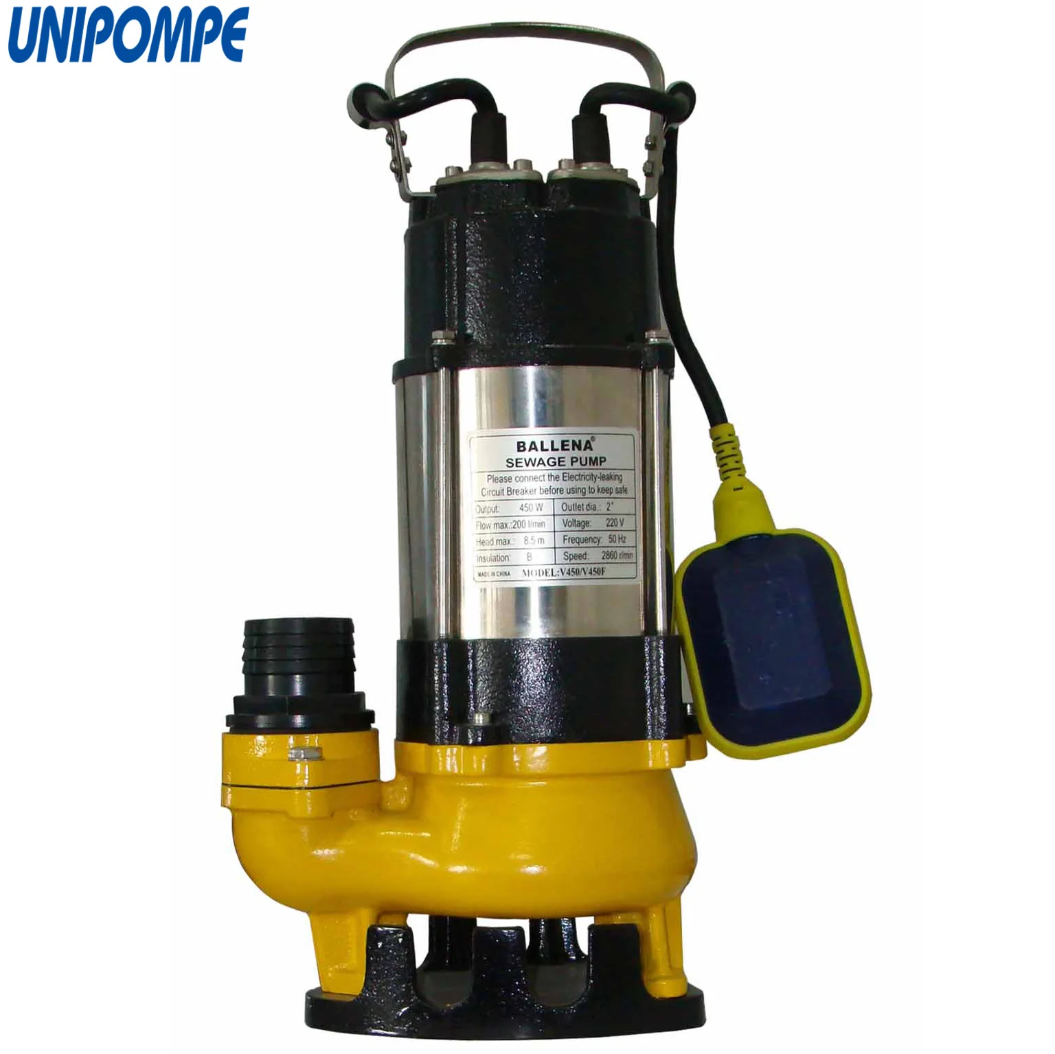 Good quality sewage pump submersible water pump