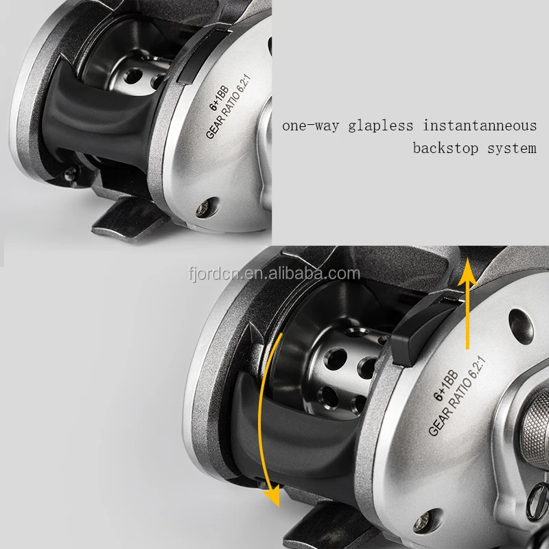 FJORD Best baitcasting reel line counter  fishing baitcasting reels for saltwater