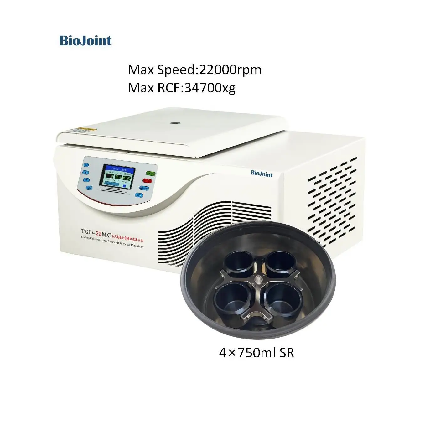 Desktop Large Capacity High Speed Refrigerated Cold Clinical and Laboratory Centrifuge TGD-22MC