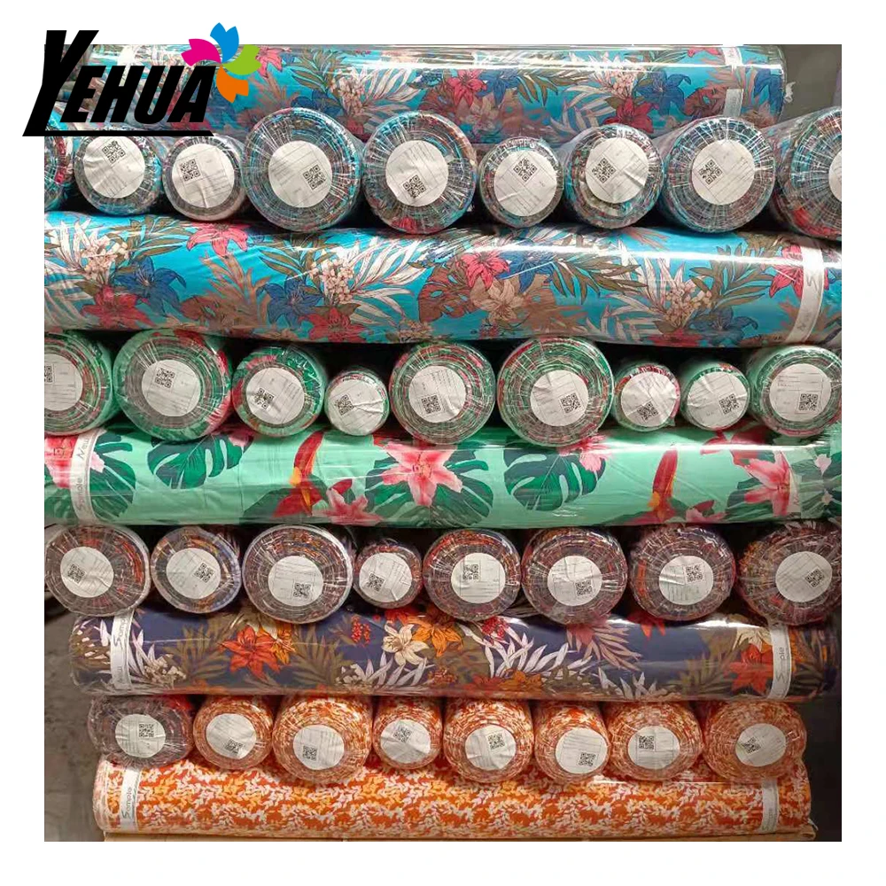 Вискозная ткань с принтом Ready goods, вискозная ткань с принтом 100% вискоза, тканая ткань для женского платья