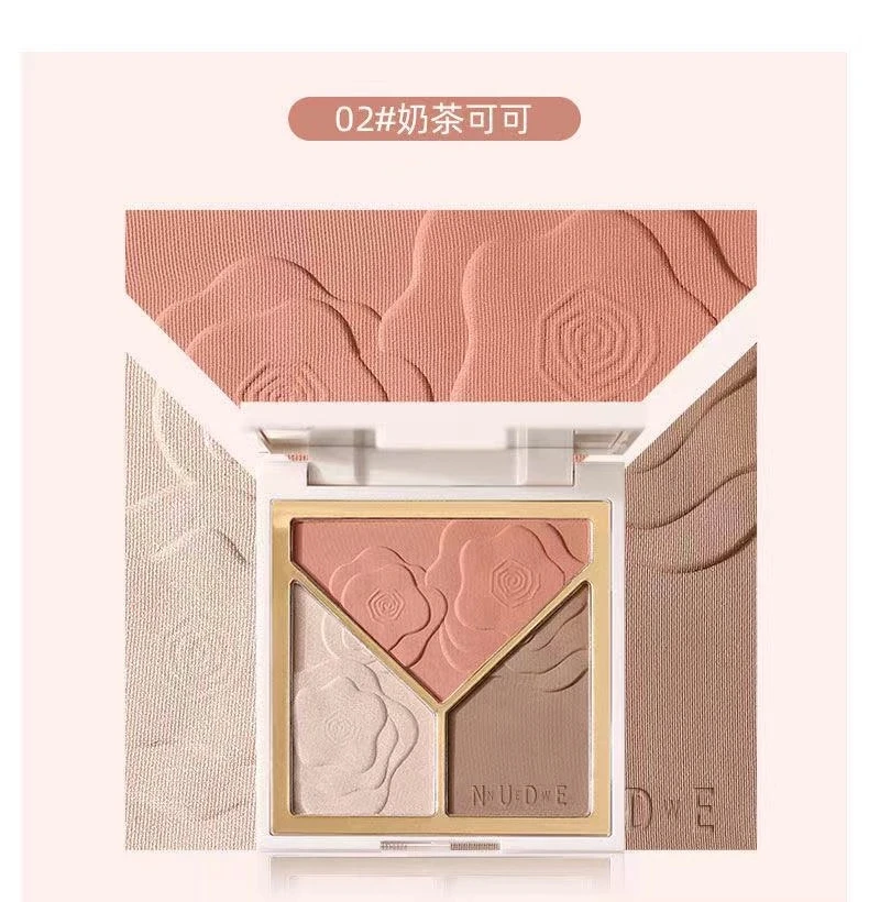 Factory price OEM natural customize Contour palette blush private label cosmetic makeup blusher