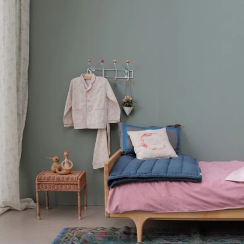 Custom Floral Printing Children Cotton Nightwear Sleepwear Pyjamas Girl Kids Clothing Pajamas