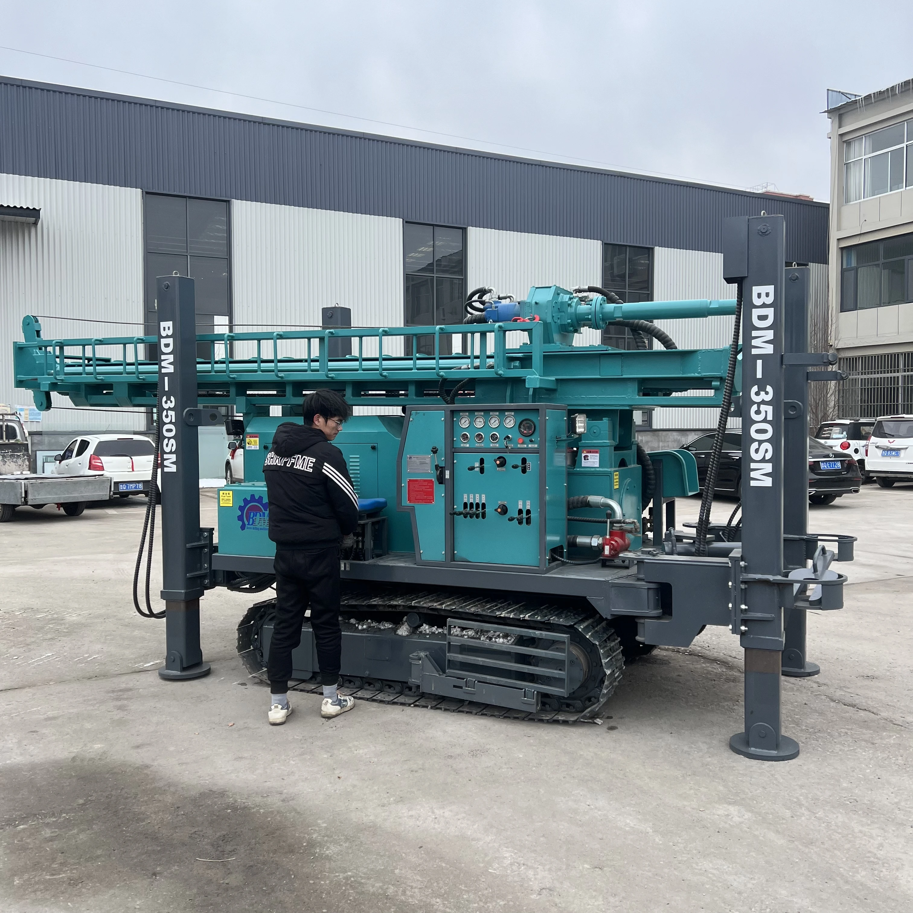 BDM-350SM popular borehole Drilling Rig underground drill rig for water well machine