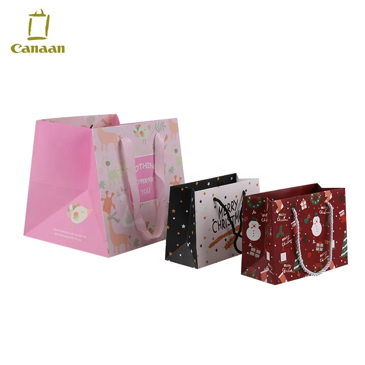 Customized Lovely Girl Gift Paper Boutique Wedding Bag, Shopping Paper Bag Custom Printing
