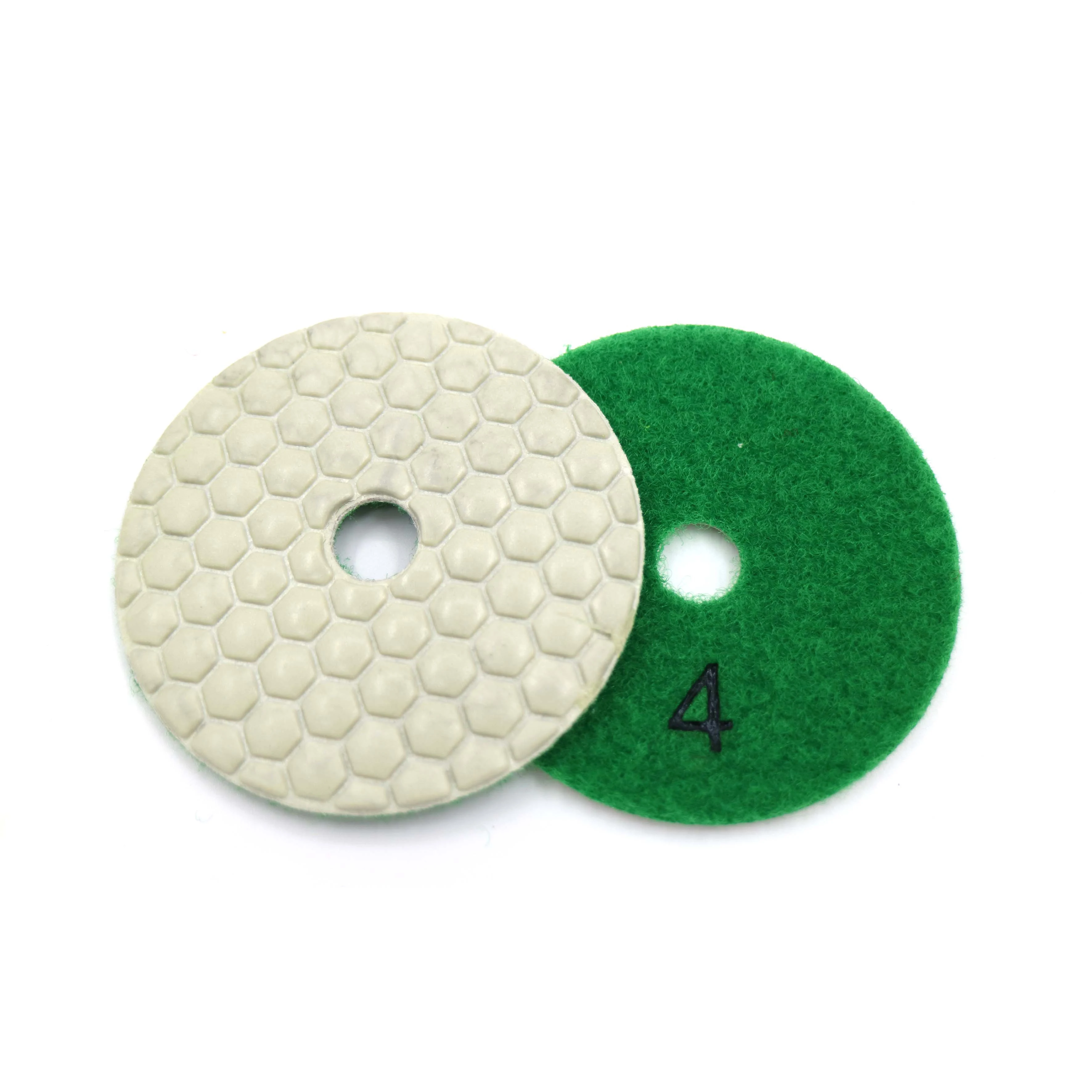 4inch Wet or Dry Use Steps Diamond Polishing Pad for Concrete and Granite Grinding 3 Years Carton Box 40#-2000# Accep CN;ZHE