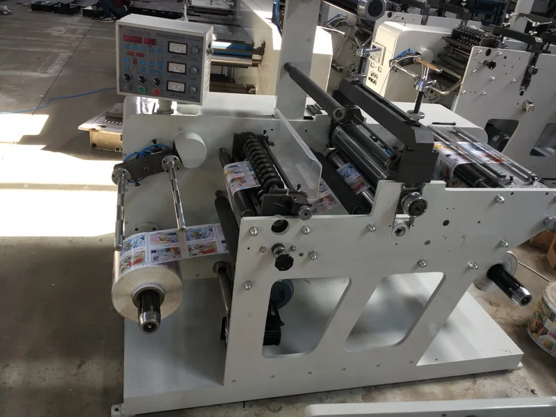 High speed automatic rotary die cutting and  slitting machine
