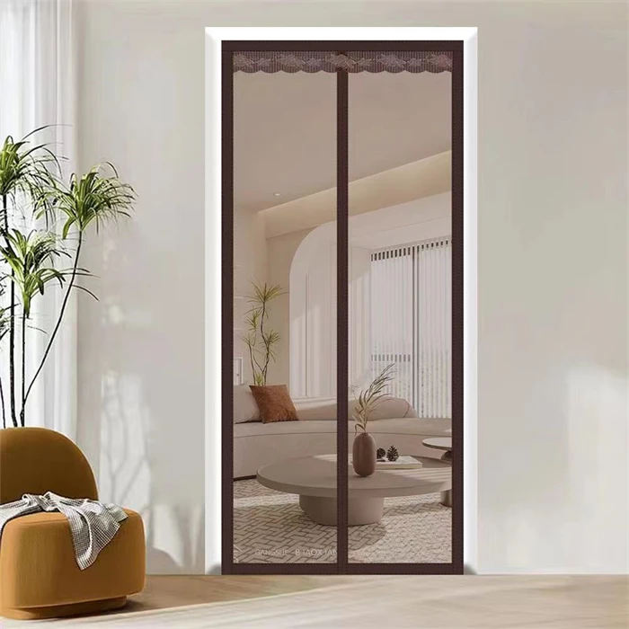 Shandong manufacturer Magnets door curtain  Fly Anti Mosquito Magnetic Soft Screen door curtain