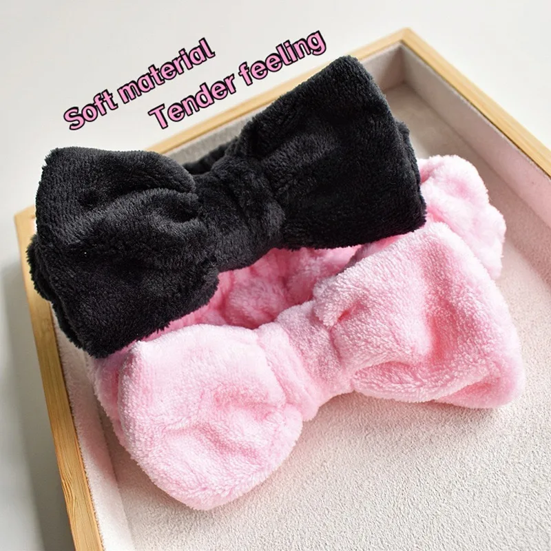 Wholesale 16pcs/set Spa Washing Face Makeup Washband Fluffy Wristband Bow Headbands Flower Hair Claw Women Hair Accessories Set