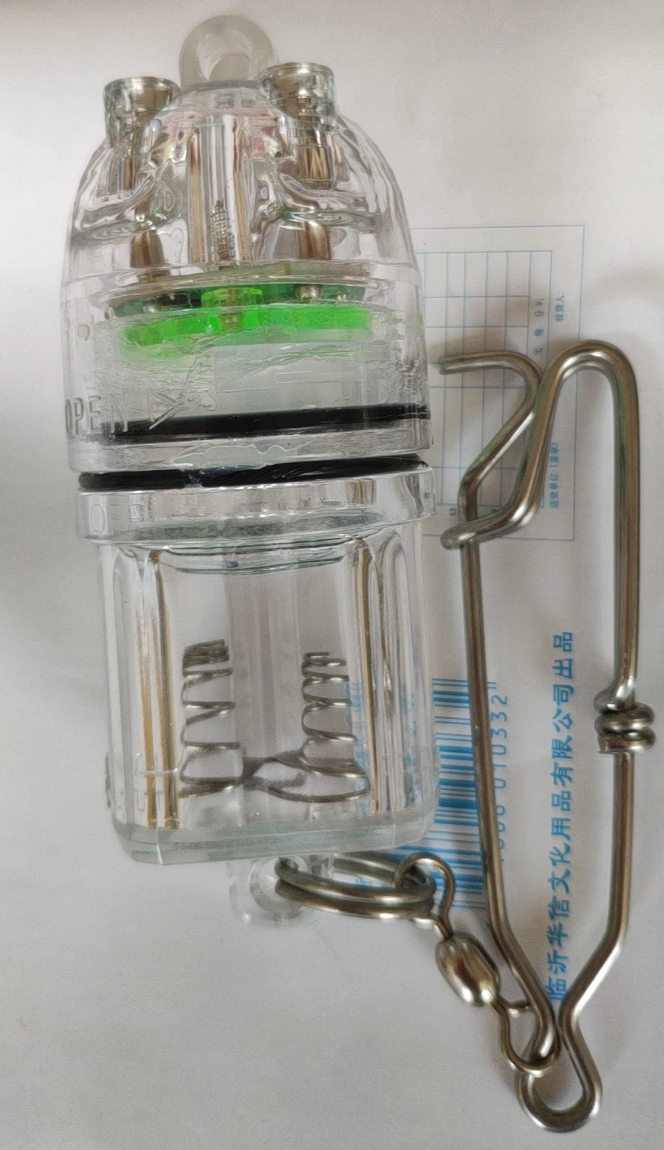 2022 new type LED Deep sea Fishing Light With Snap And Swivel  Green Fish Attracting Light,Automatic model