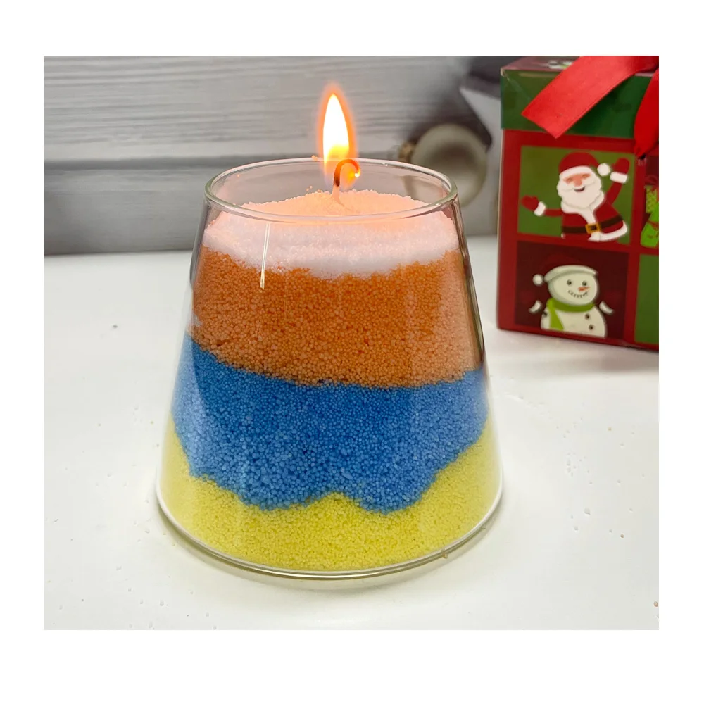 2023 New Design Candle Making Kit DIY Sand Painting Candle Wax and Accessory for Making Colored and Scent Candle