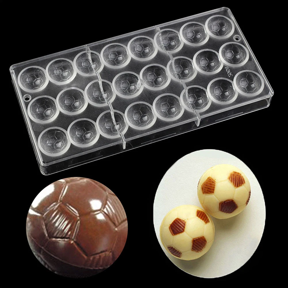 Latest Flat 24 Cavity Oem Pe Customized Design DIY 3D Plastic Cake Mould Round Unique Chocolate Mold