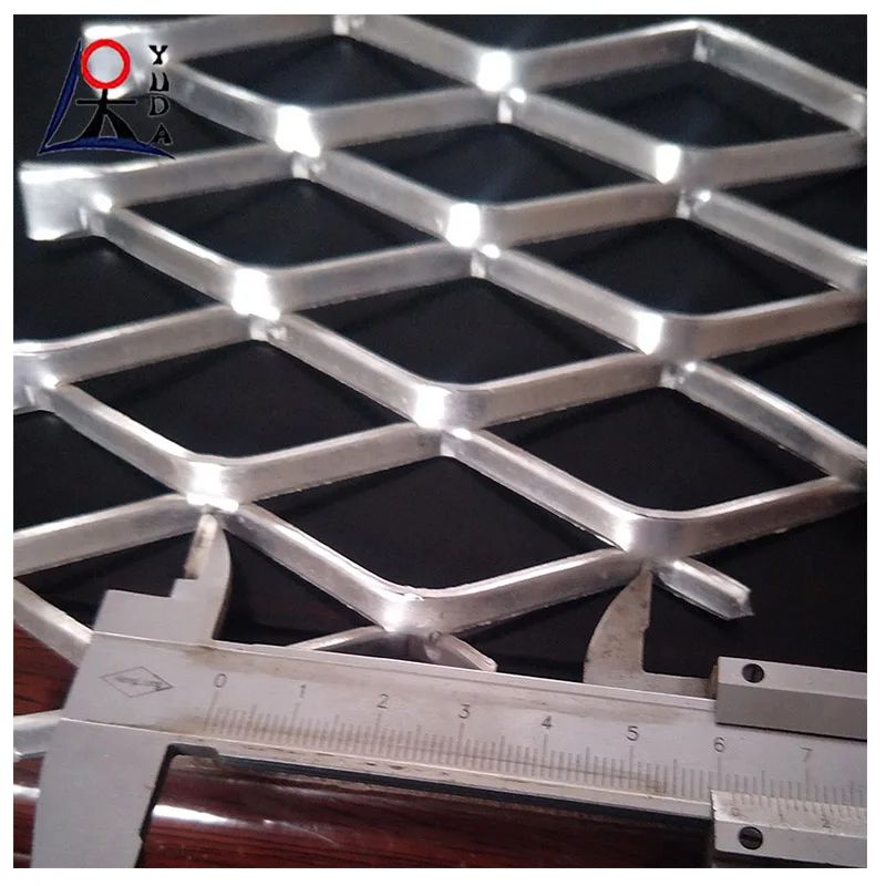 Изготовленный на заказ расширение декоративный потолочный глушитель вентиляционный проволочный сетчатый Алмазный алюминиевый расширенный металлический