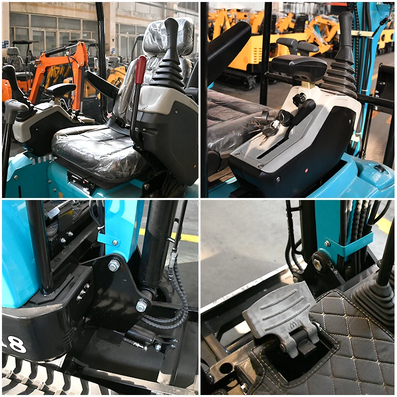 2.5 Ton Cummins Isuzu Brand Bucket Attachment Gear Bearing EPA Engine PLC Core Home Use Restaurant Crawler Excavator