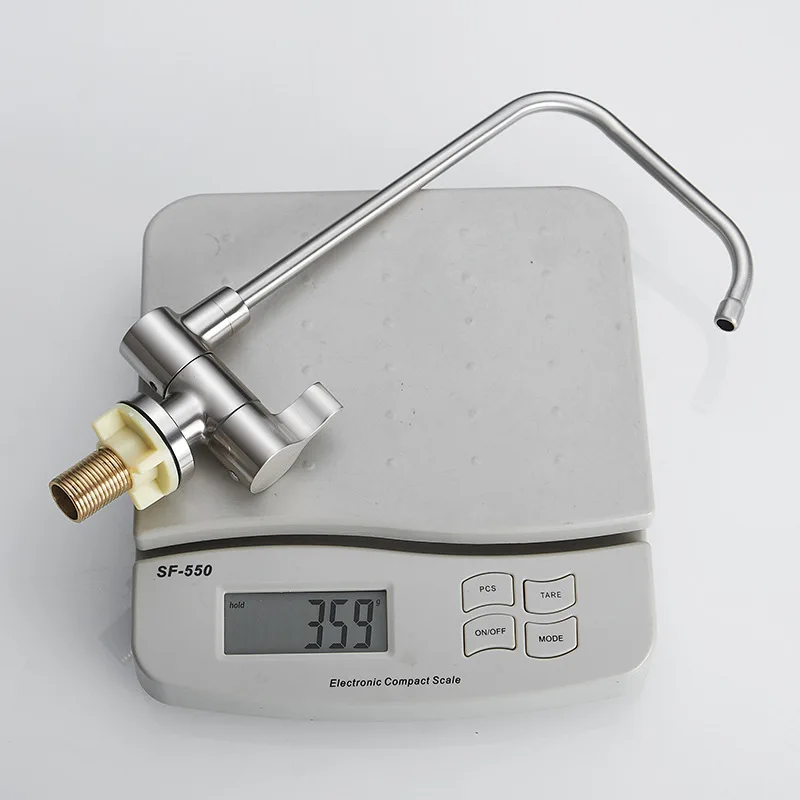 High Quality Household Brass Rotate Cold Water single lever Gray Painting Drinking Water Filtered Kitchen sink Faucet