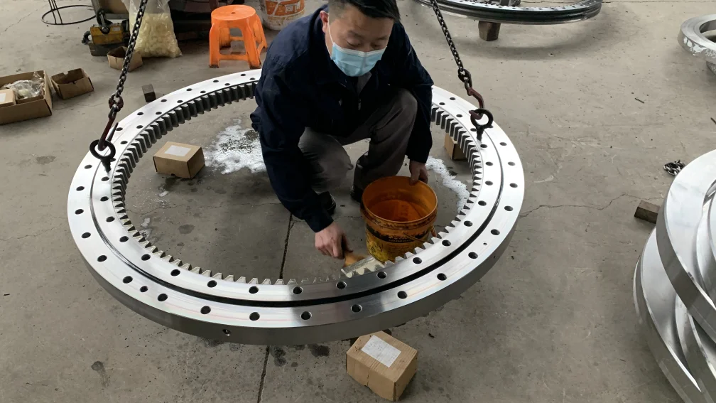 long service life time slewing bearing turntable slewing ring light duty kh1253 crane slewing ring bearing swing